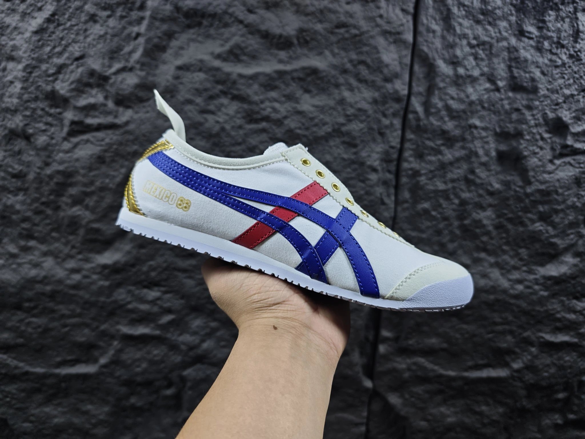 Onitsuka Tiger Mexico 66 White Red Blue Gold