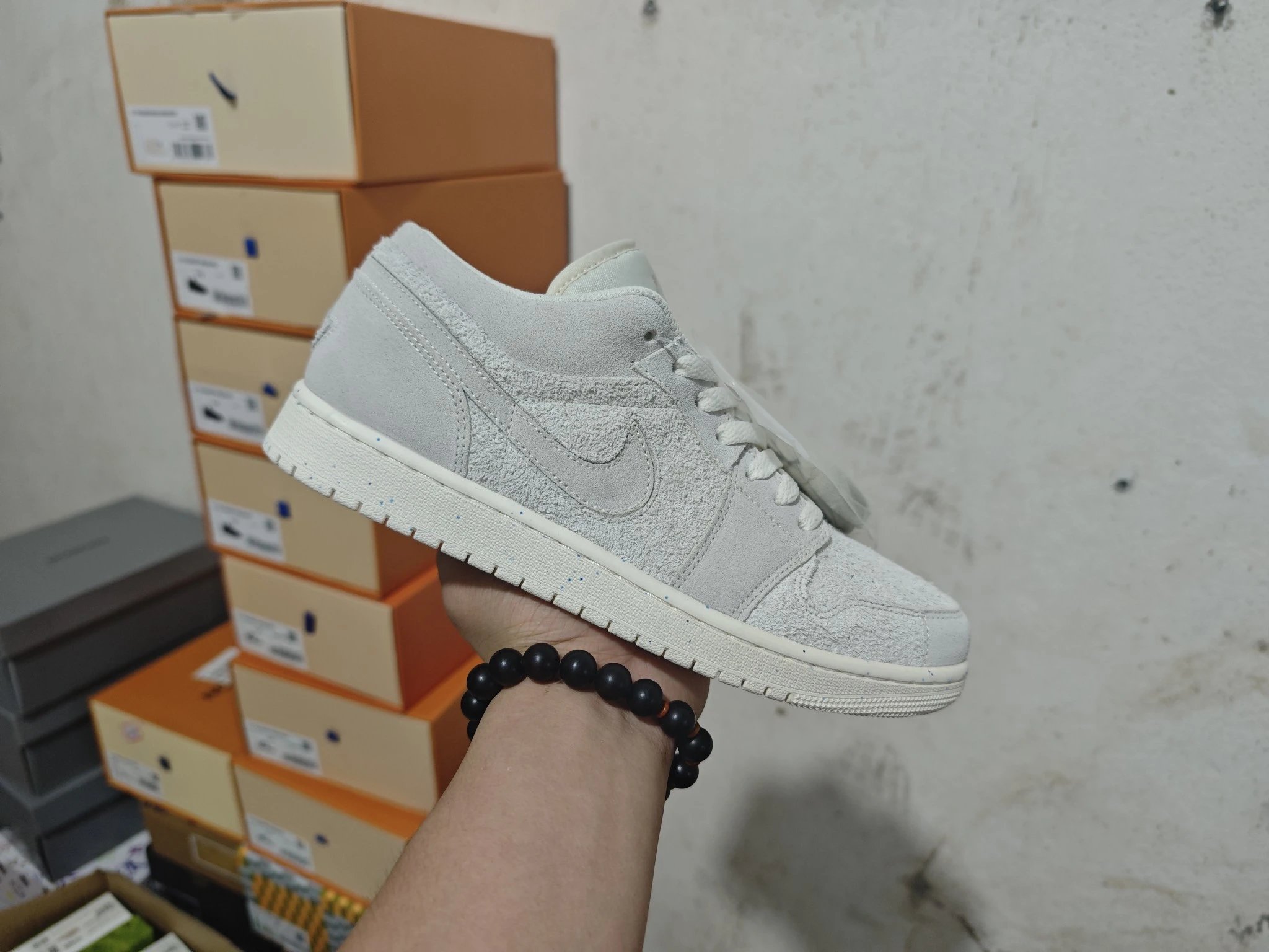 Air Jordan 1 Low Cream Suede