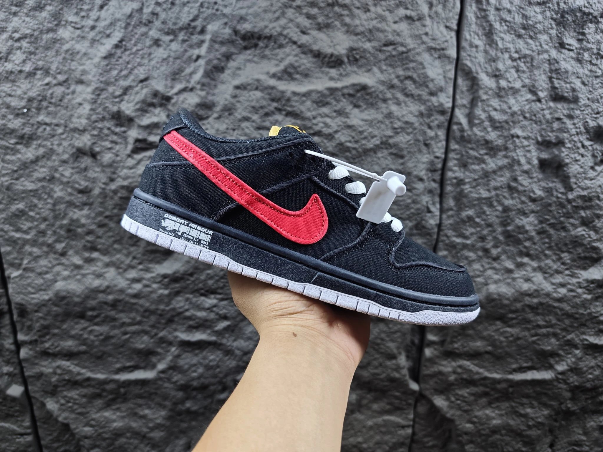 Nike Dunk SB Blue Hole 2.0 Black Red