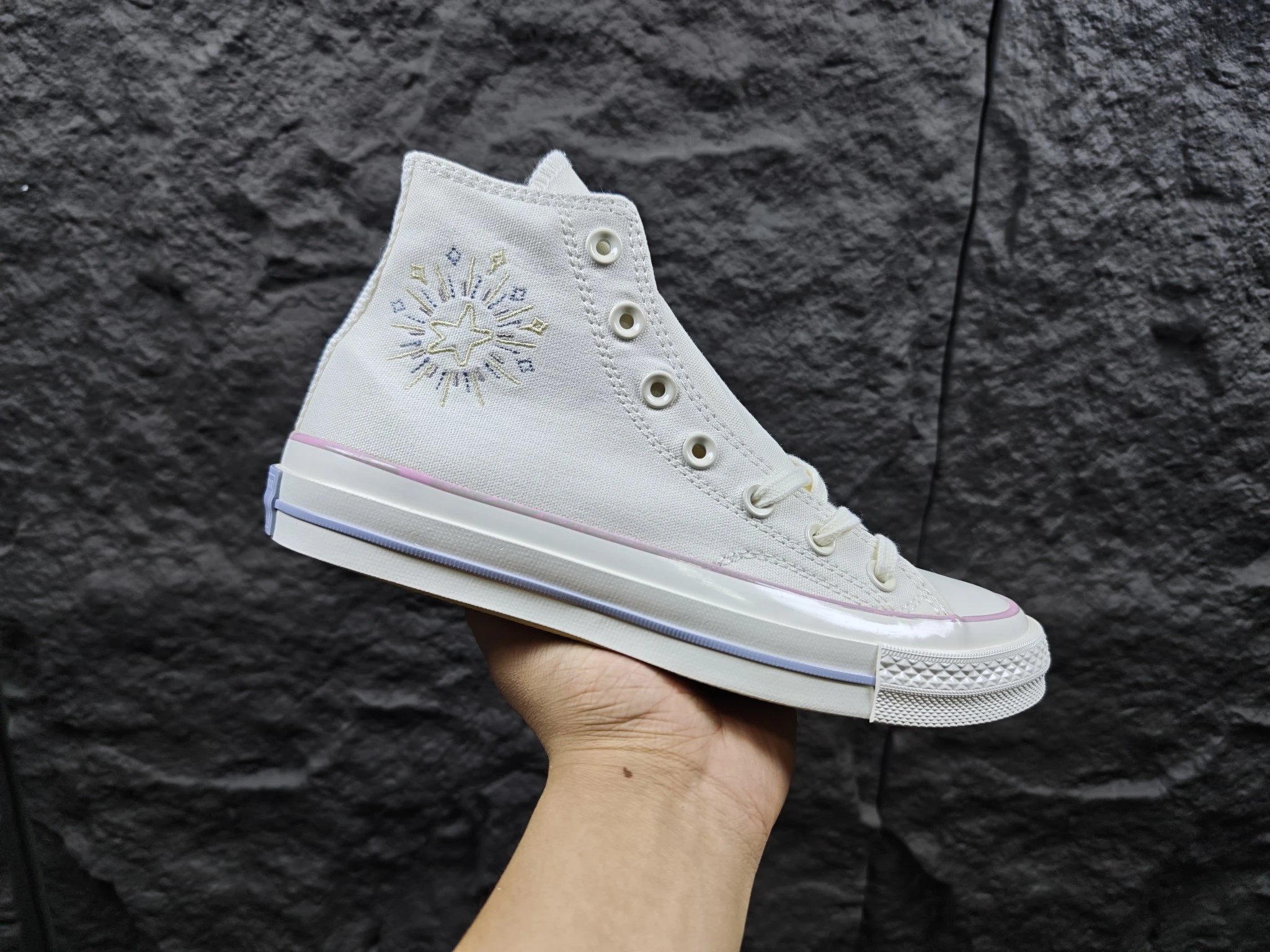 Converse Chuck 70 1970s Star Moon Embroidery High