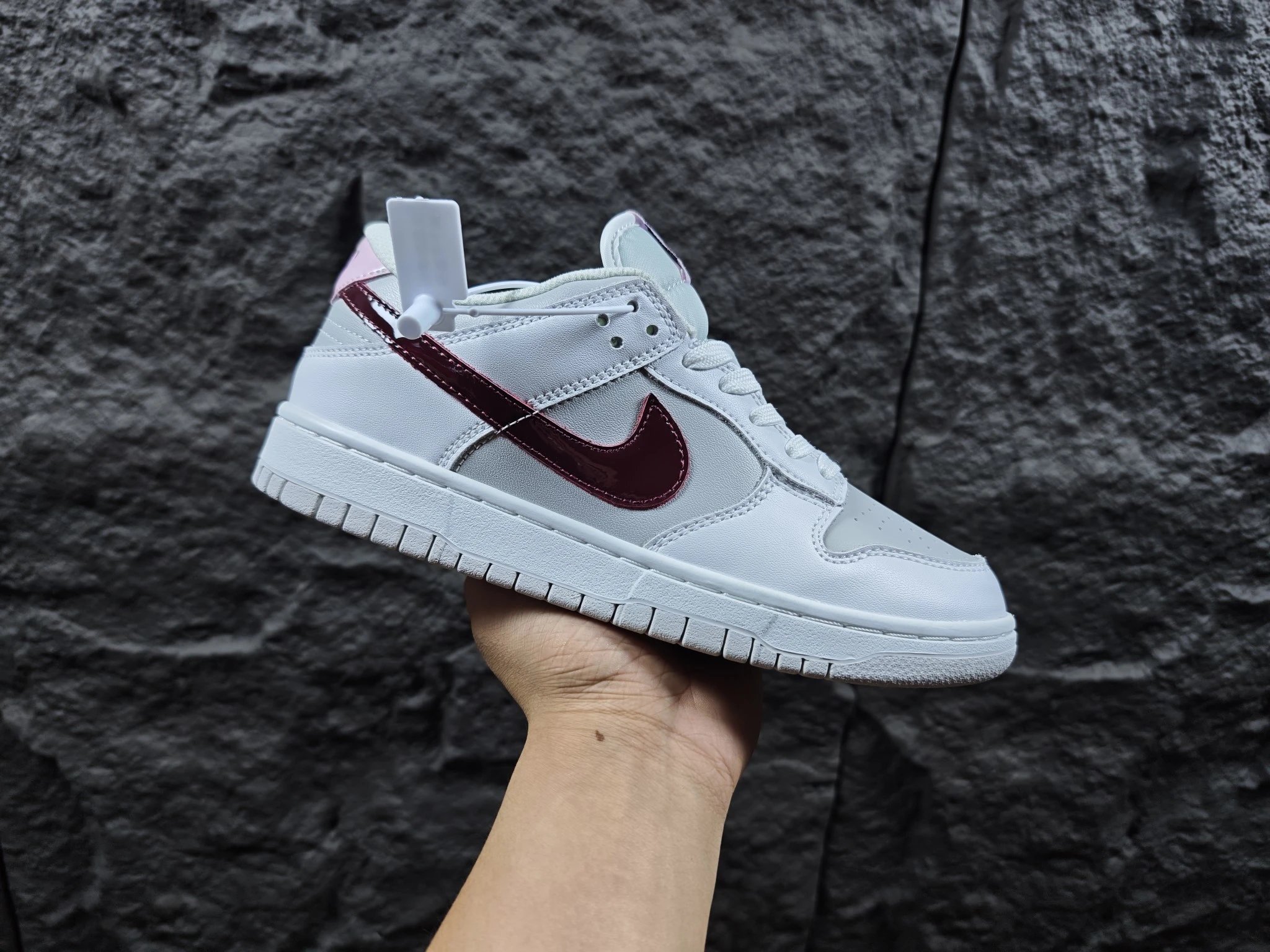 Nike Dunk Low Retro SE White Red Pink