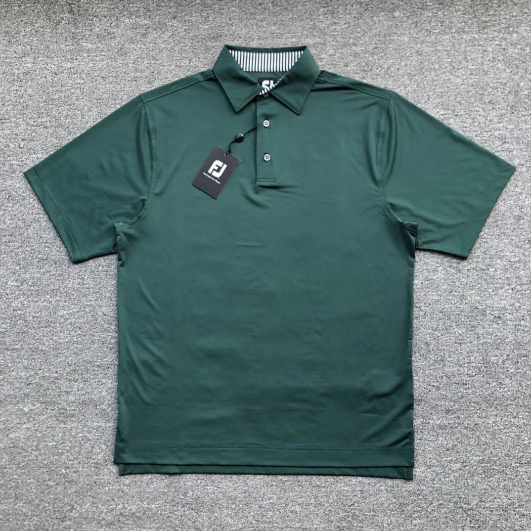 DX49 Extra Large Size Men's Golf Short Sleeve, Euro Size Large Fabric Content: 88% Polyester + 12% Spandex