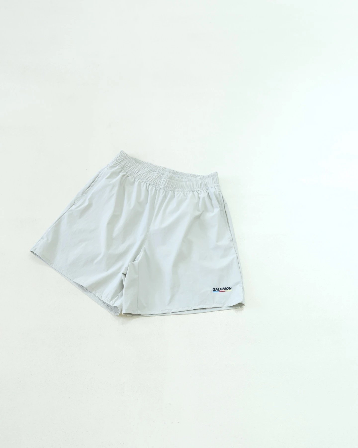 Salomon Trail Shorts Light Gray Shorts - 5