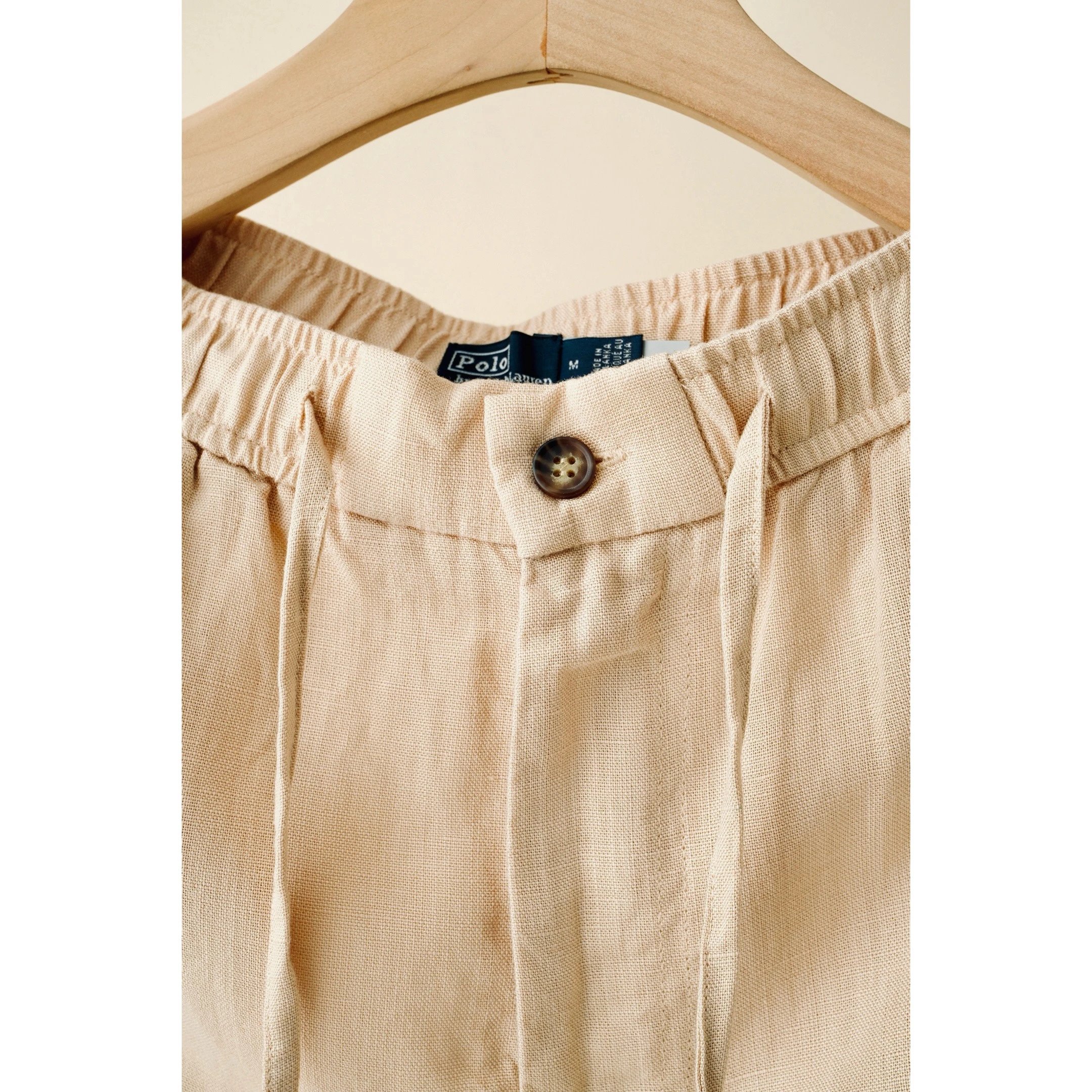 Design Elastic Waist Drawstring Pants Navy - 10