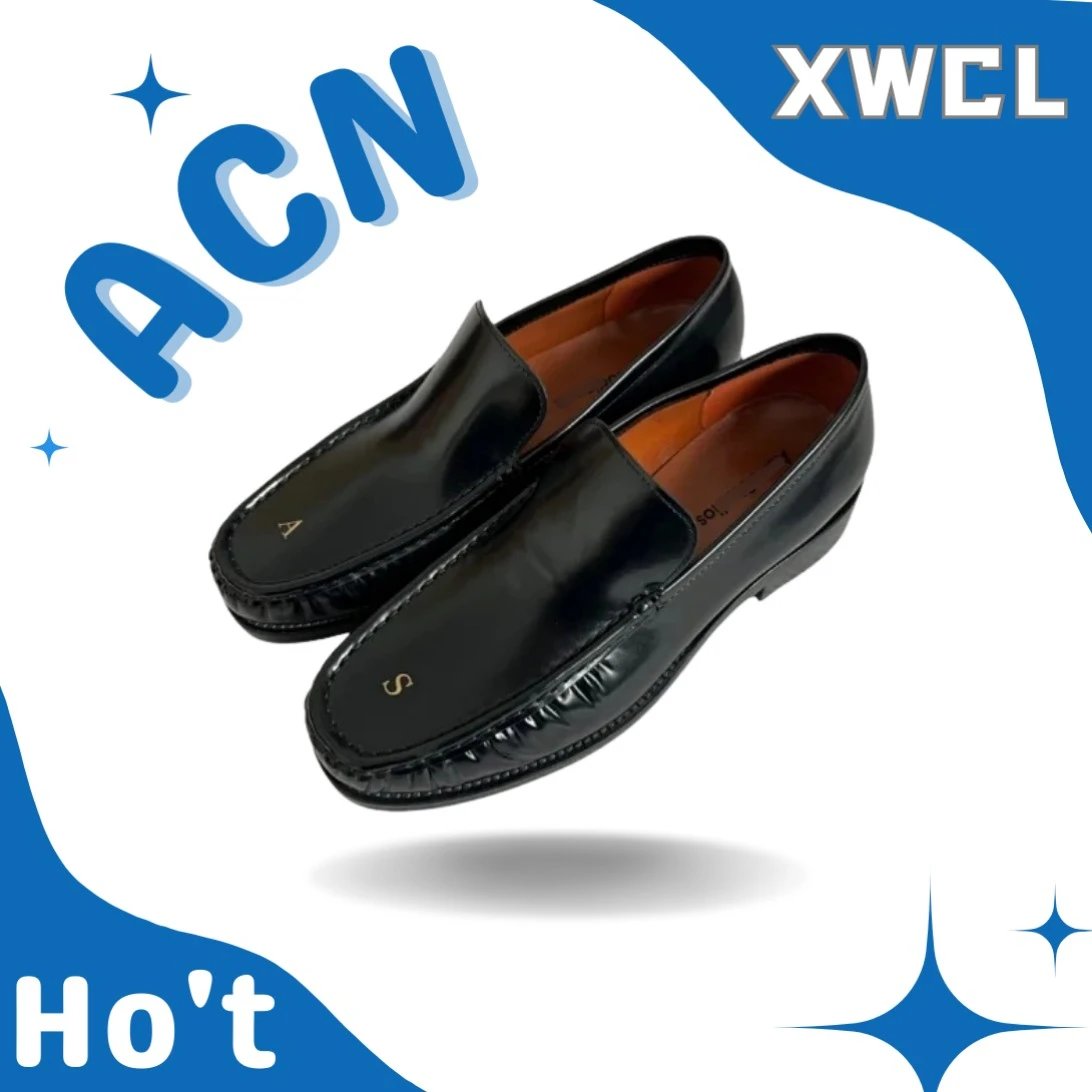 [XW Exclusive] ACN Loafers - Exclusive Customization Loafers Dress Shoes Leather Shoes [Not suitable for high instep, really not suitable]