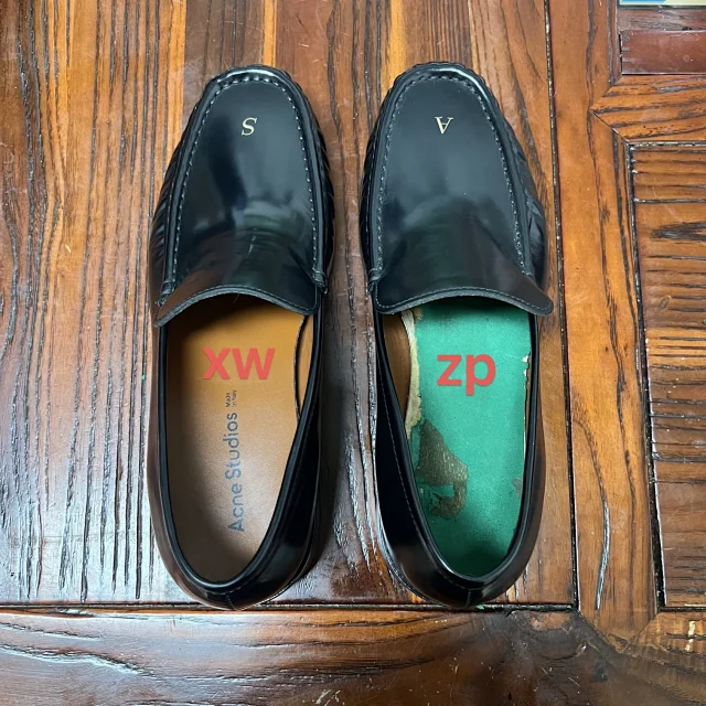 Acne Studios Leather Shoes Patent Moccasin Loafers product detail image 21