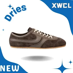 thumbnail for [XW Showcase Exclusive] Dries V'N Virtue Suede Shoes Maillard Color Versatile Item DVN Dexun