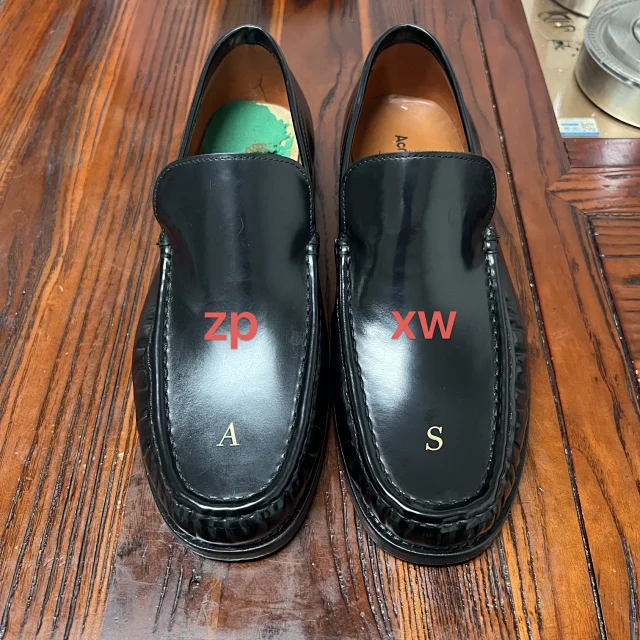Acne Studios Leather Shoes Patent Moccasin Loafers product detail image 19