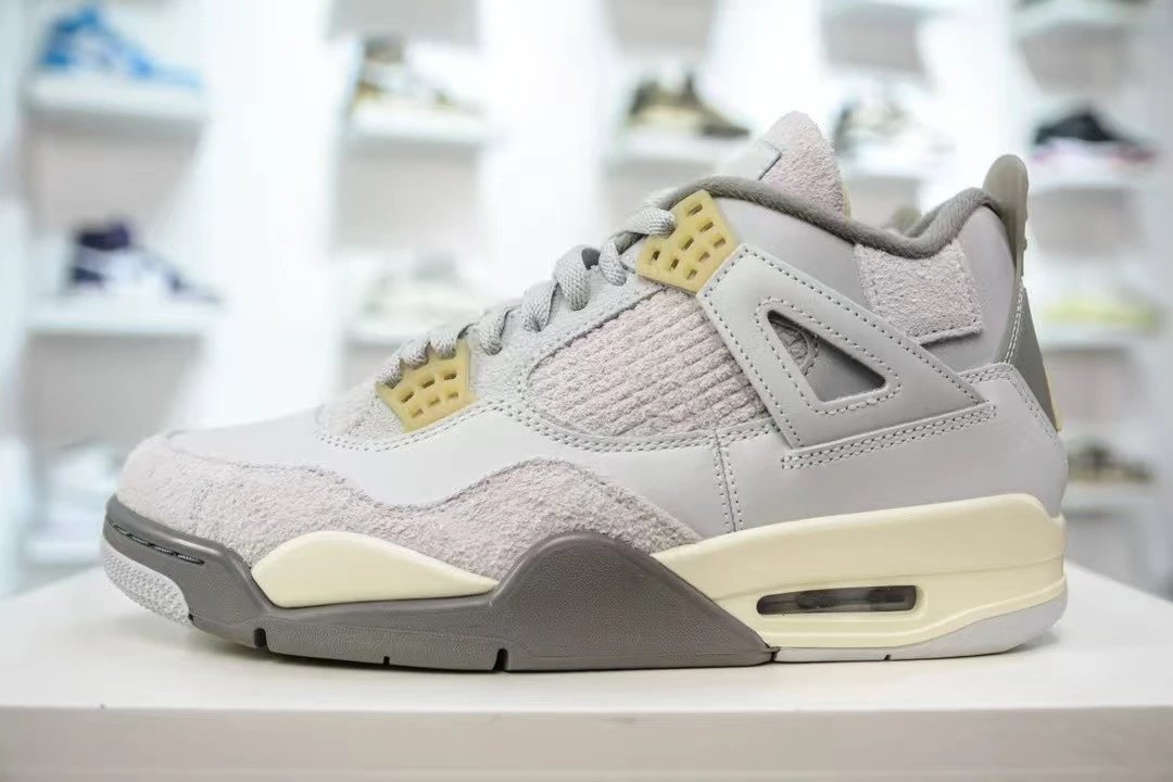 GX版纯原 Air Jordan AJ4 SE Craft 兔年限定灰兔子 圈内最强四代 全套原纸板楦头开发 原厂皮料加持 确保原汁原味 完美呈现四代版型 一比一鞋头弧度高度鞋身弧度 数据细节 2