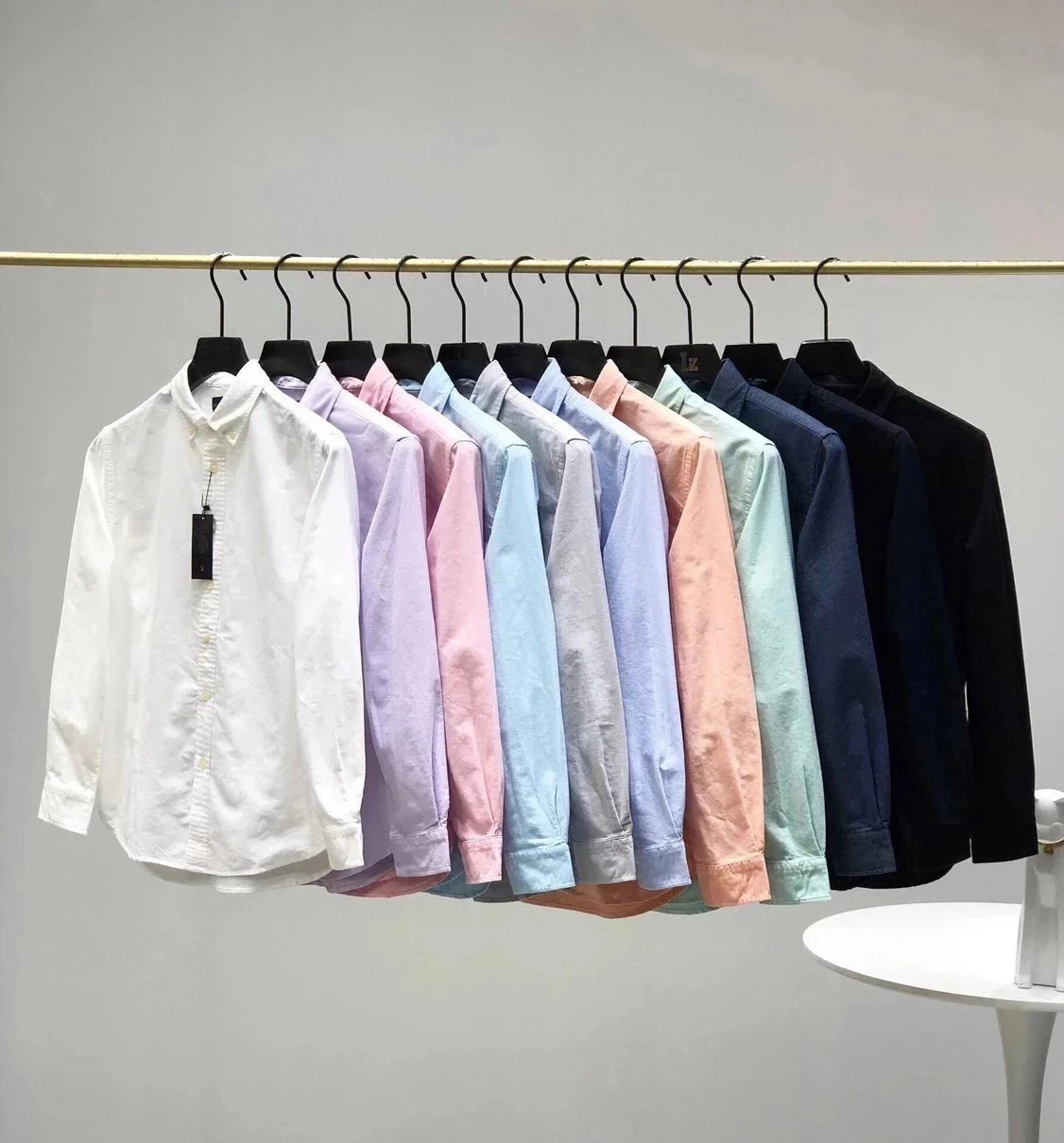 Solid color shirt