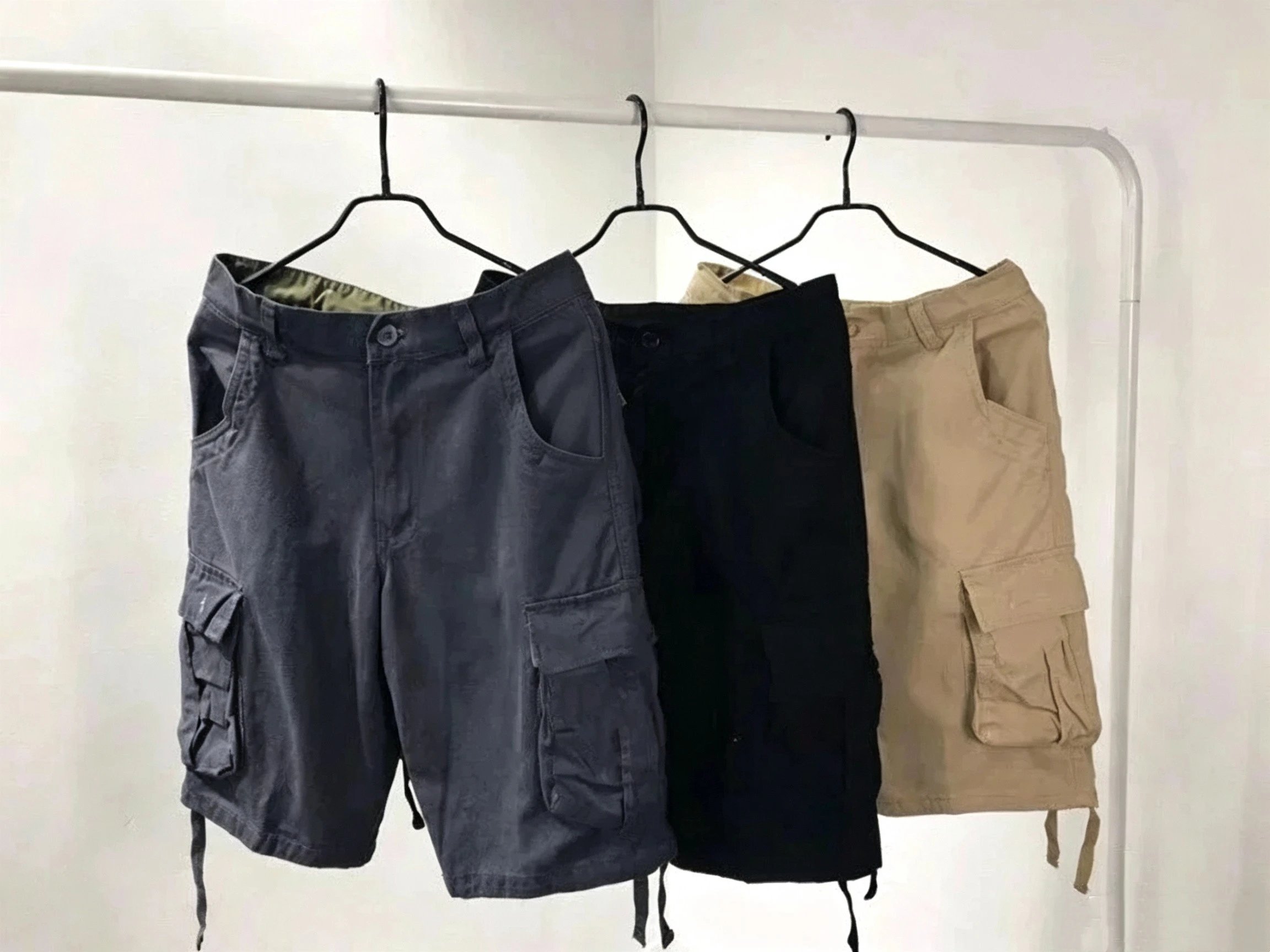 Solid color shorts