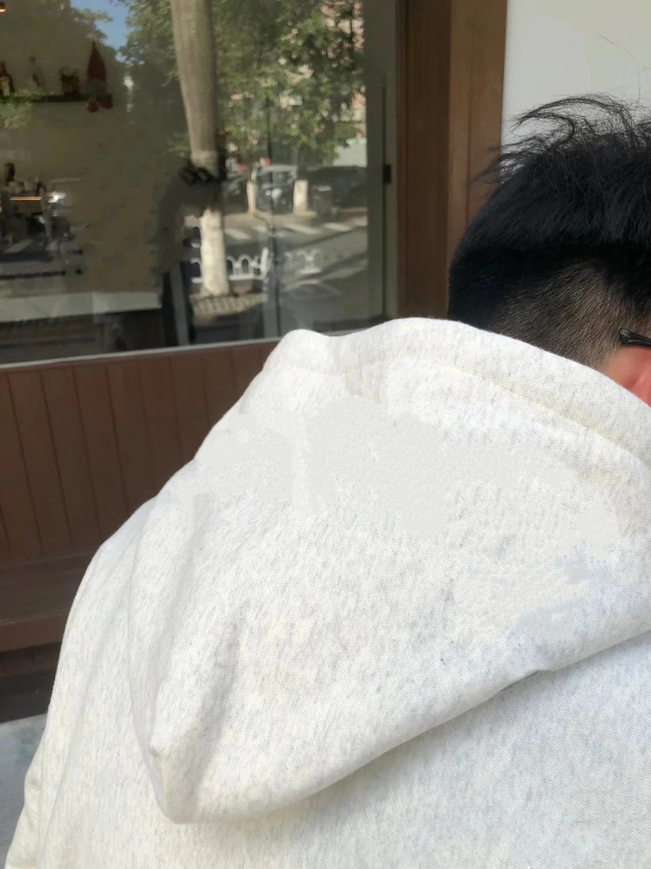 加绒面料卫衣帽子男女士情侣款 - 136811