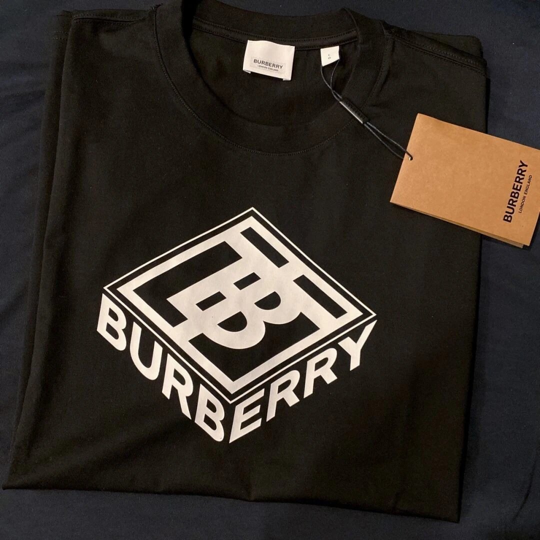 Burberry T-Shirts Crewneck Short-Sleeve Logo Print image 3
