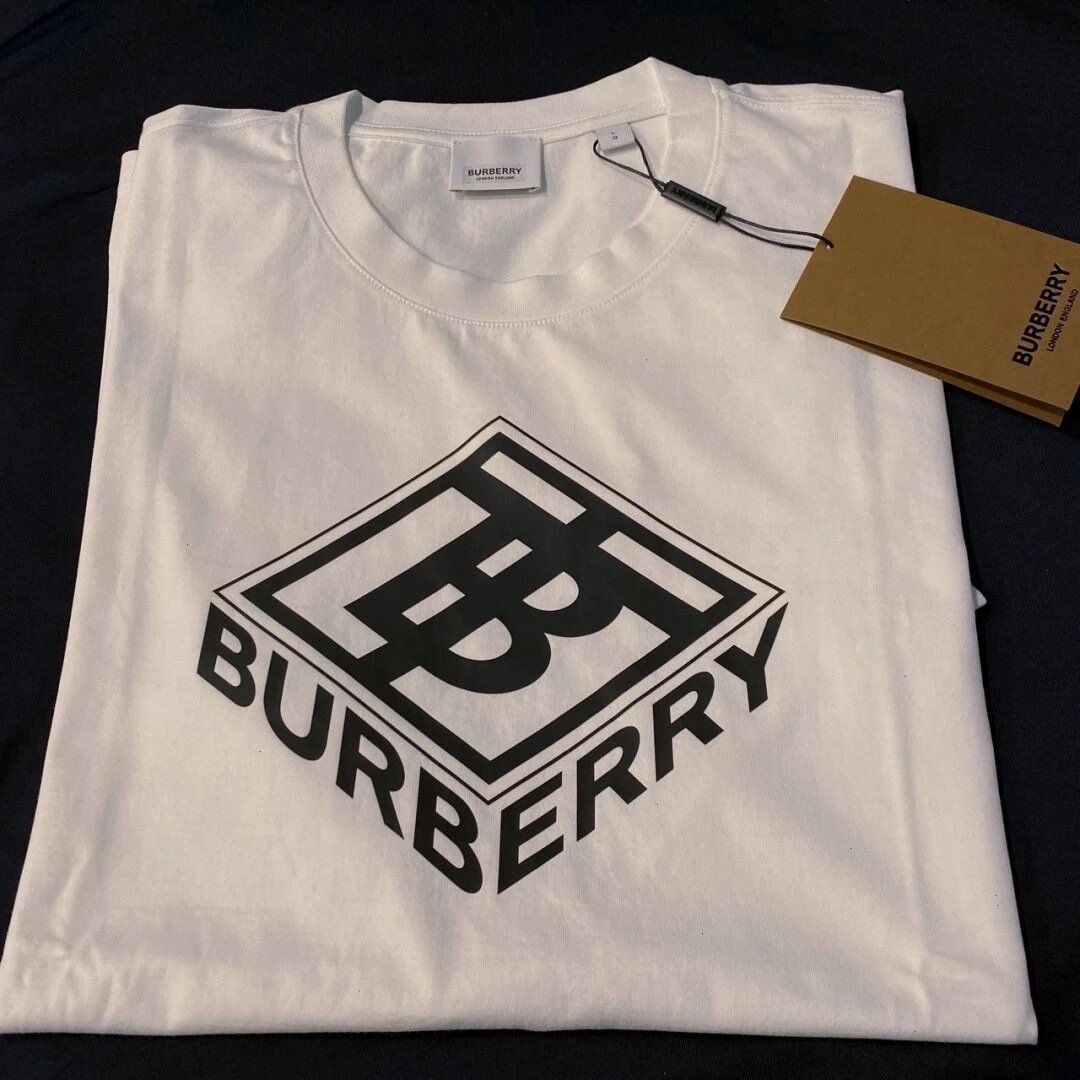 Burberry T-Shirts Crewneck Short-Sleeve Logo Print image 2