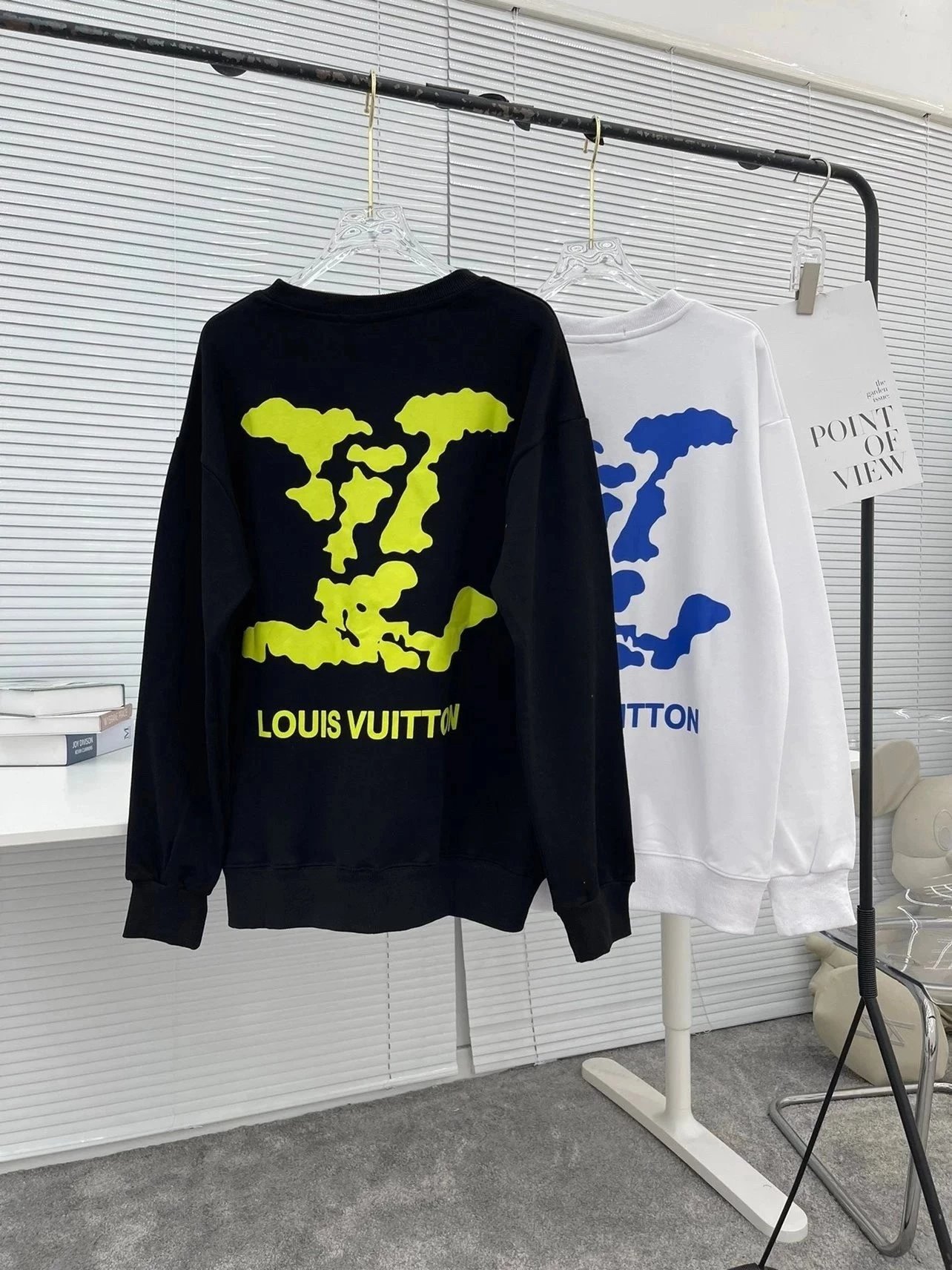 High quality new models on special offer! Letter Home 21FW Blue Sky and White Cloud Series Hoodie 340g pure cotton large loop front and back relief printed couple's style! High cost-effectiveness!