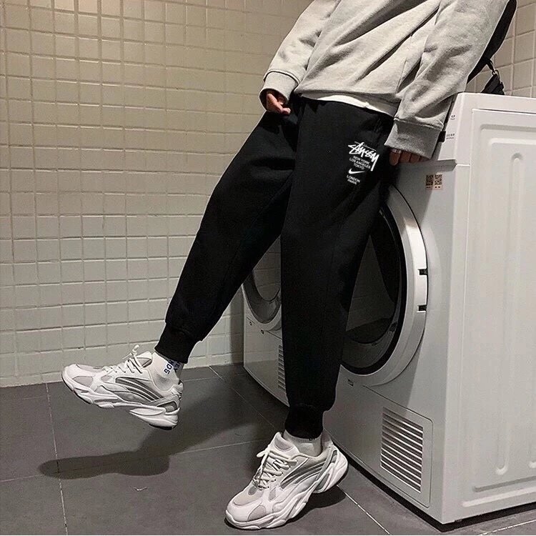 Special Offer~Nike x Stussy Versatile Sweatpants Tapered Leg Joggers