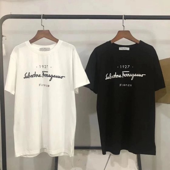 FGLM Classic 1927 Runway Letter T-Shirt Commemorative Edition Short Sleeve Crew Neck Couple Matching Tee for Men and Women