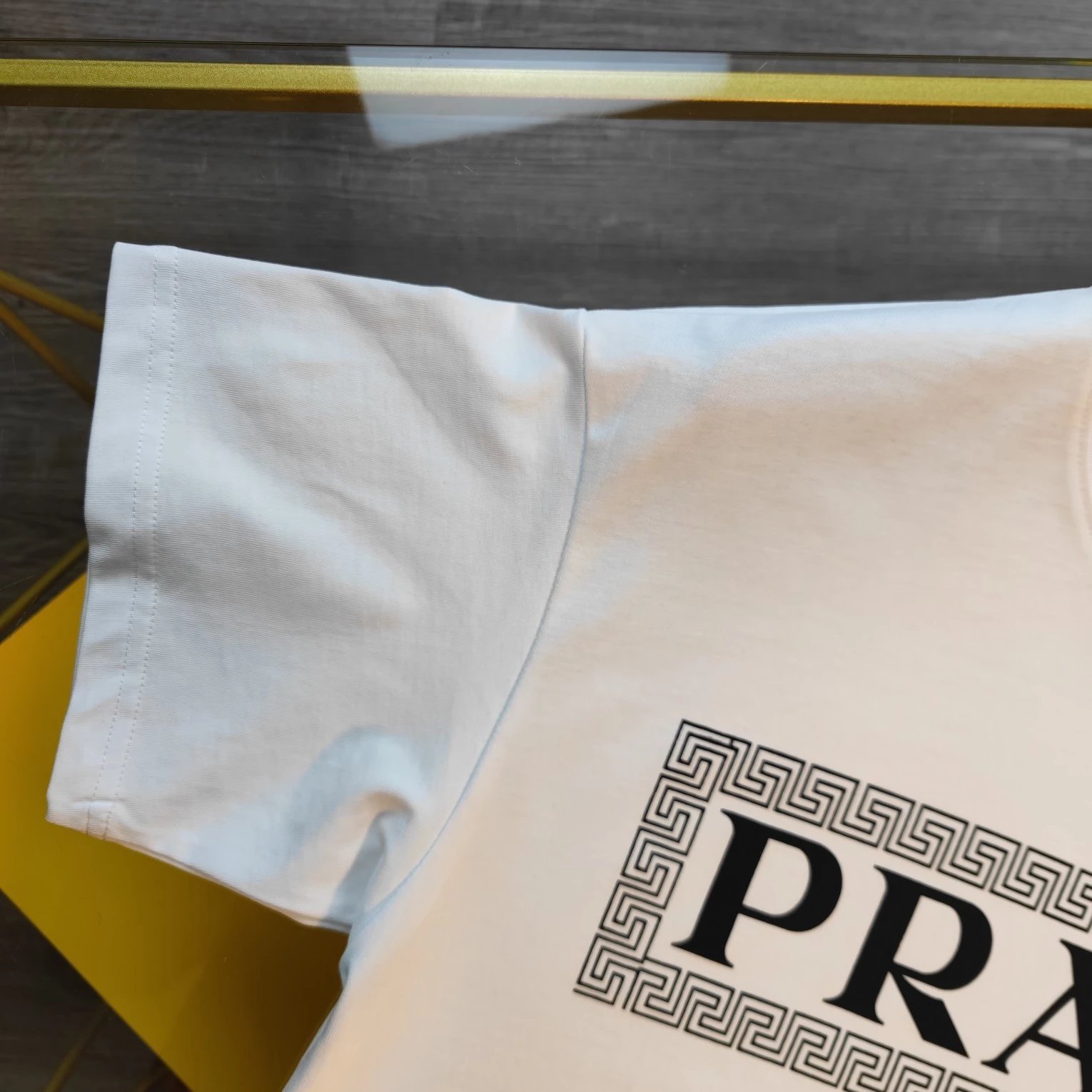 Prada Logo-print short-sleeve T-shirts in two distinct designs image 6