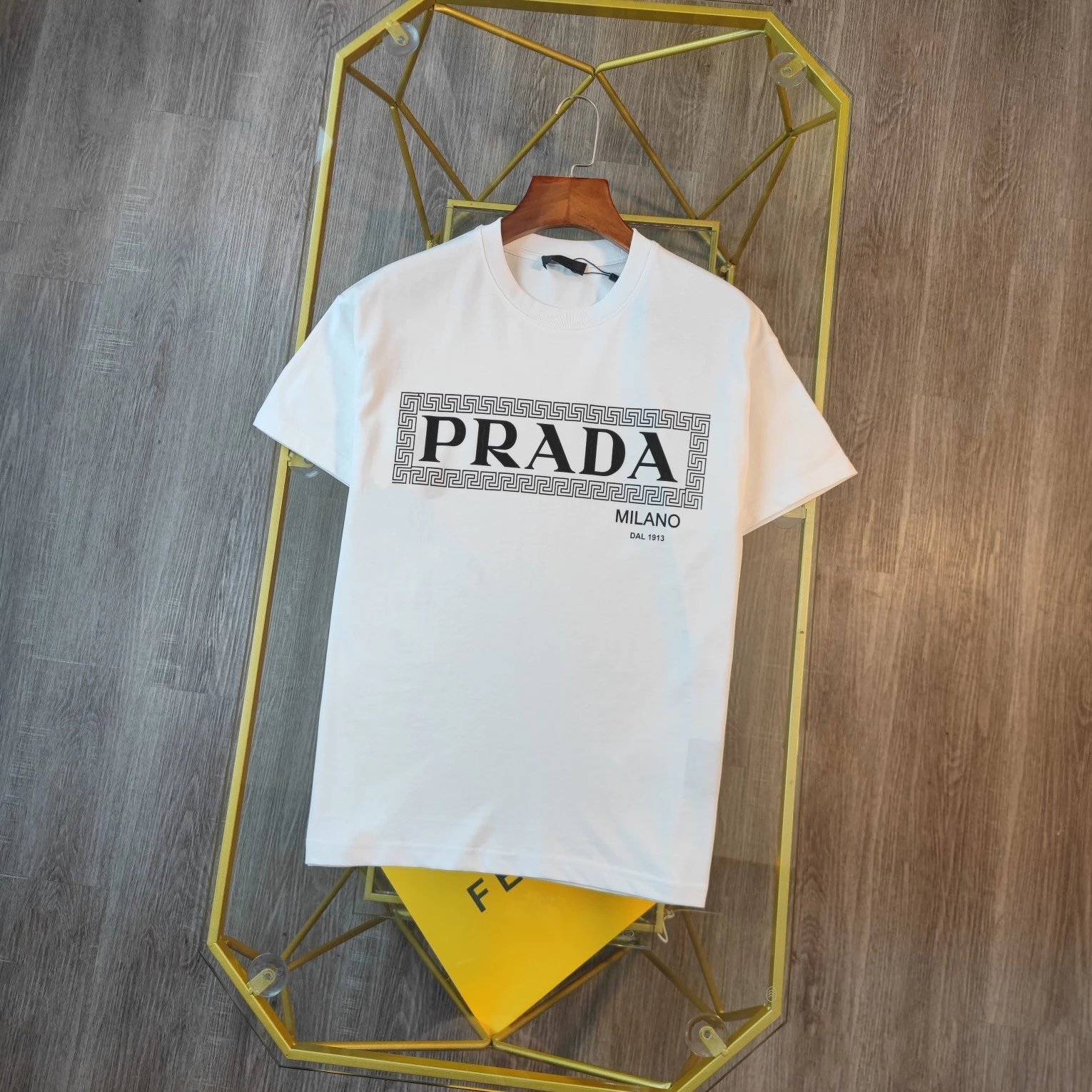 Prada Logo-print short-sleeve T-shirts in two distinct designs image 2