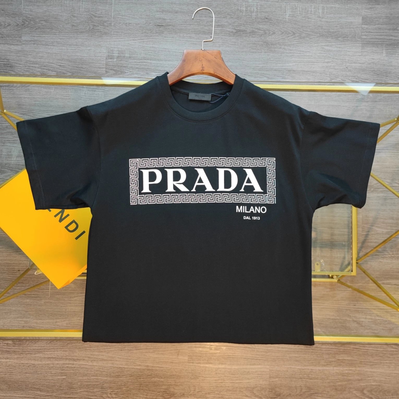 Prada Logo-print short-sleeve T-shirts in two distinct designs image 3