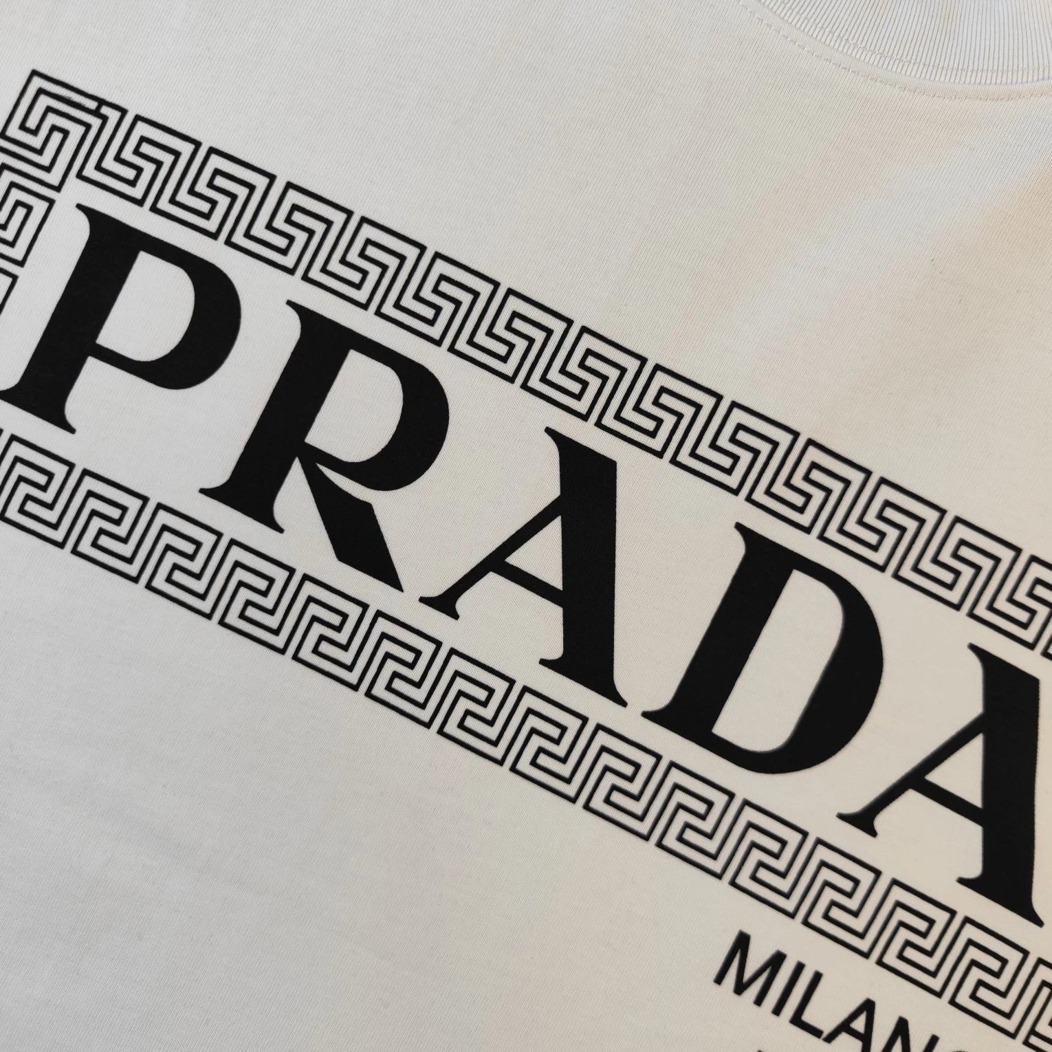 Prada Logo-print short-sleeve T-shirts in two distinct designs image 5