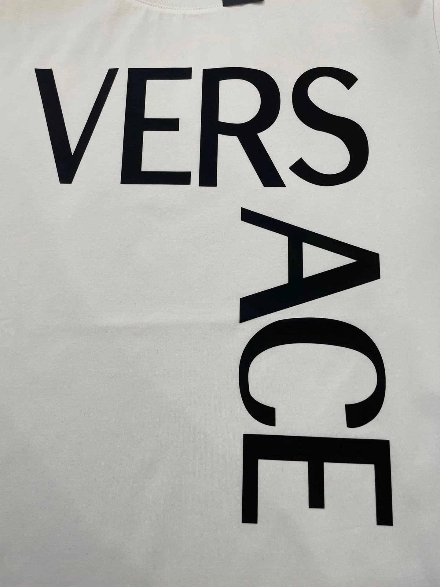 Versace T-Shirts Logo Print Short-Sleeve T-Shirt image 5