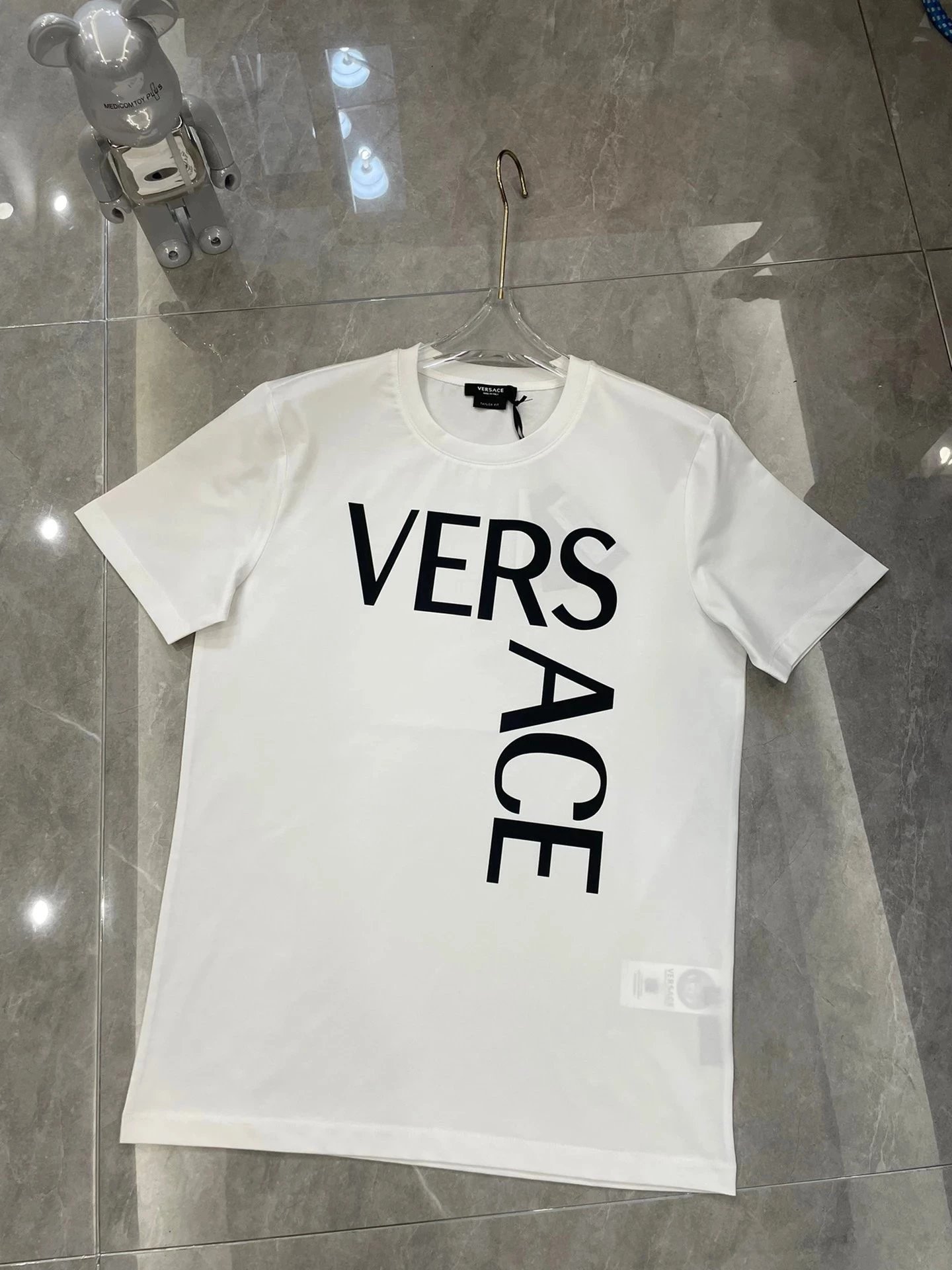 Versace T-Shirts Logo Print Short-Sleeve T-Shirt image 2