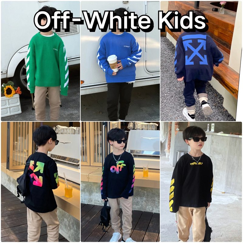 Off-White Kids Diag Stripe T Off-White Caravagg