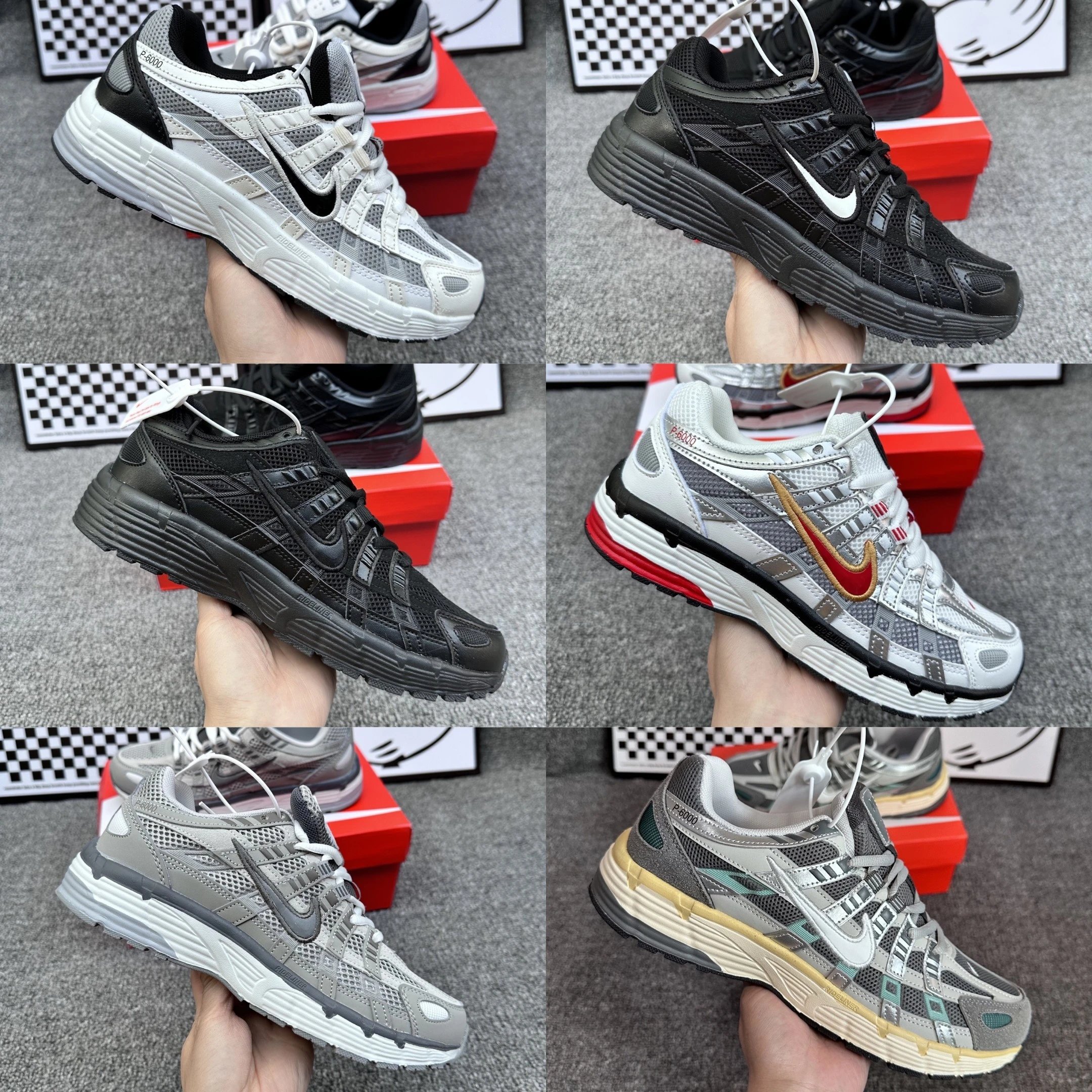 NIKE P-6000 High Quality 6-Color Retro P6000 Sports Running Shoes Dad Shoes CJ9585