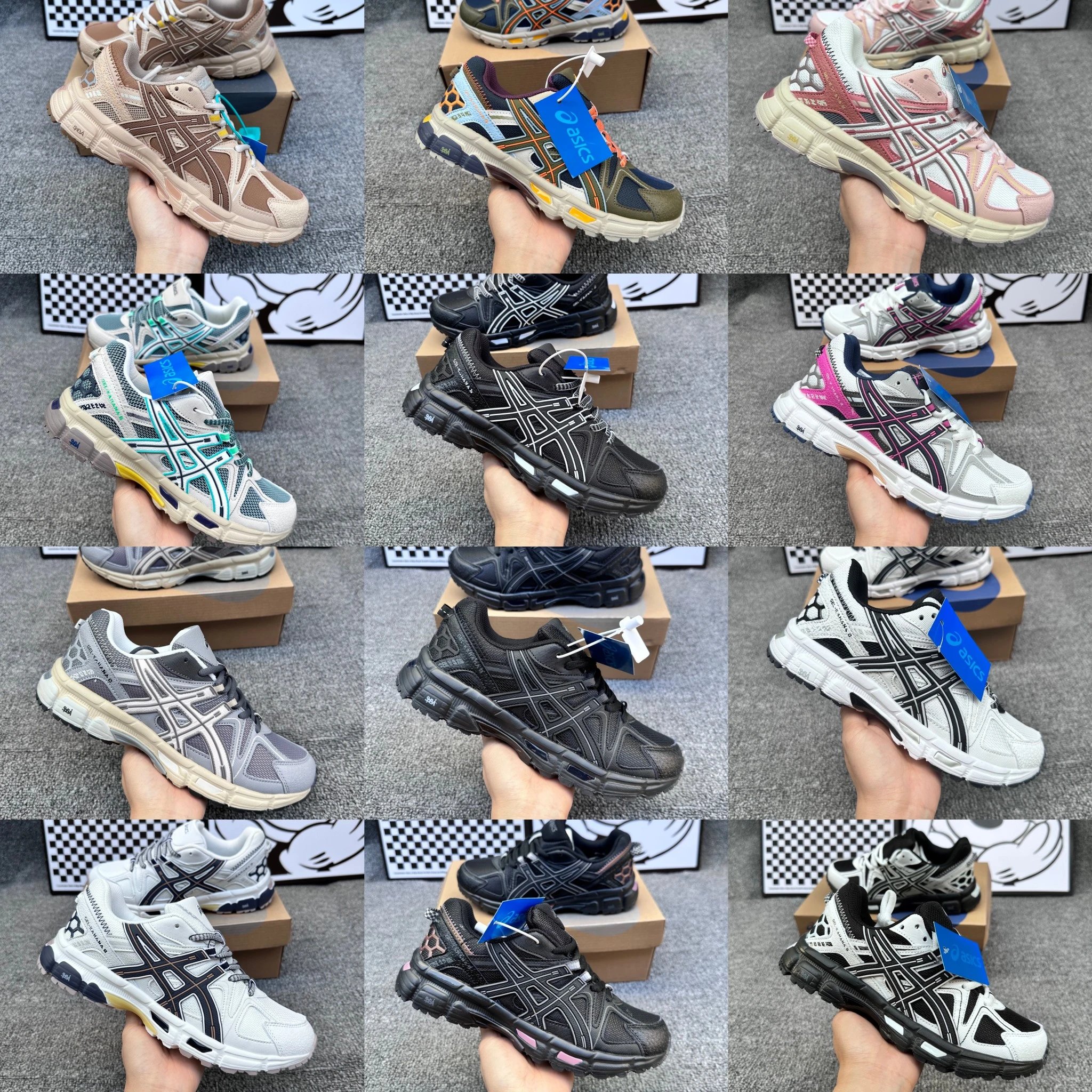 ASICS Gel-Kahana 8 Retro Cushioned Comfort Trail Running Shoes 1012A978, 1011B109-031, 1011B109-026