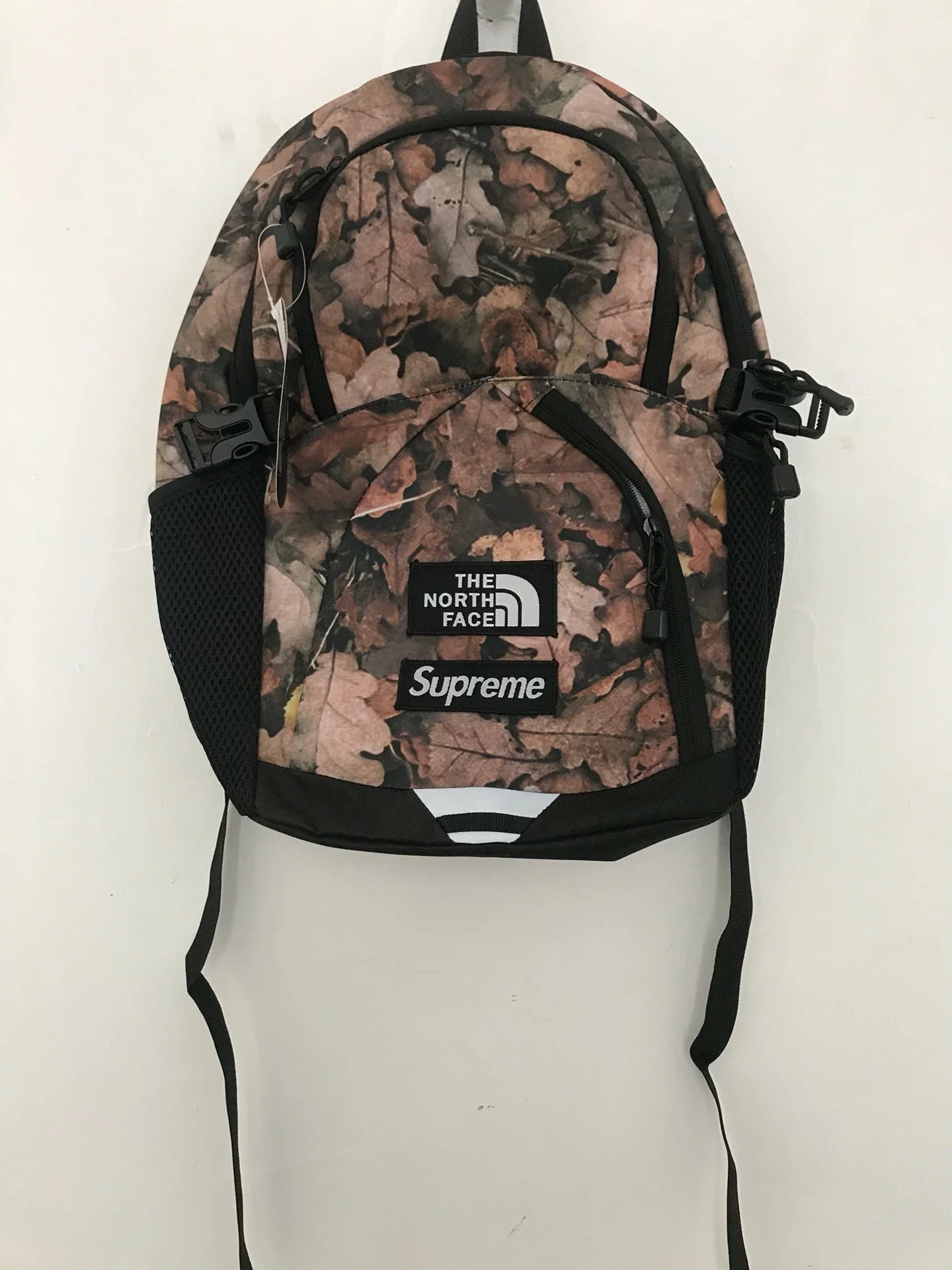 Supreme ❌TNF 14SS Expedition Map 花地图书包， Supreme ❌TNF