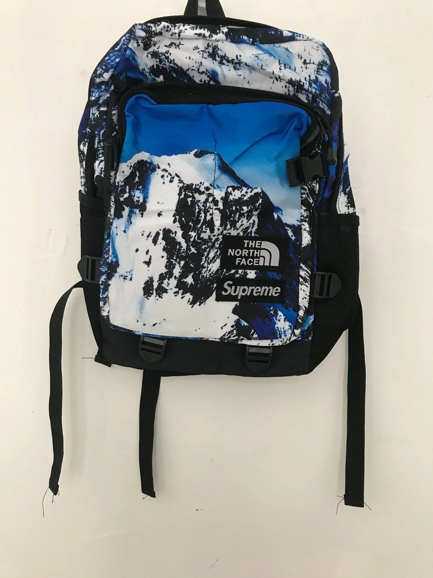 Supreme ❌TNF 14SS Expedition Map 花地图书包， Supreme ❌TNF