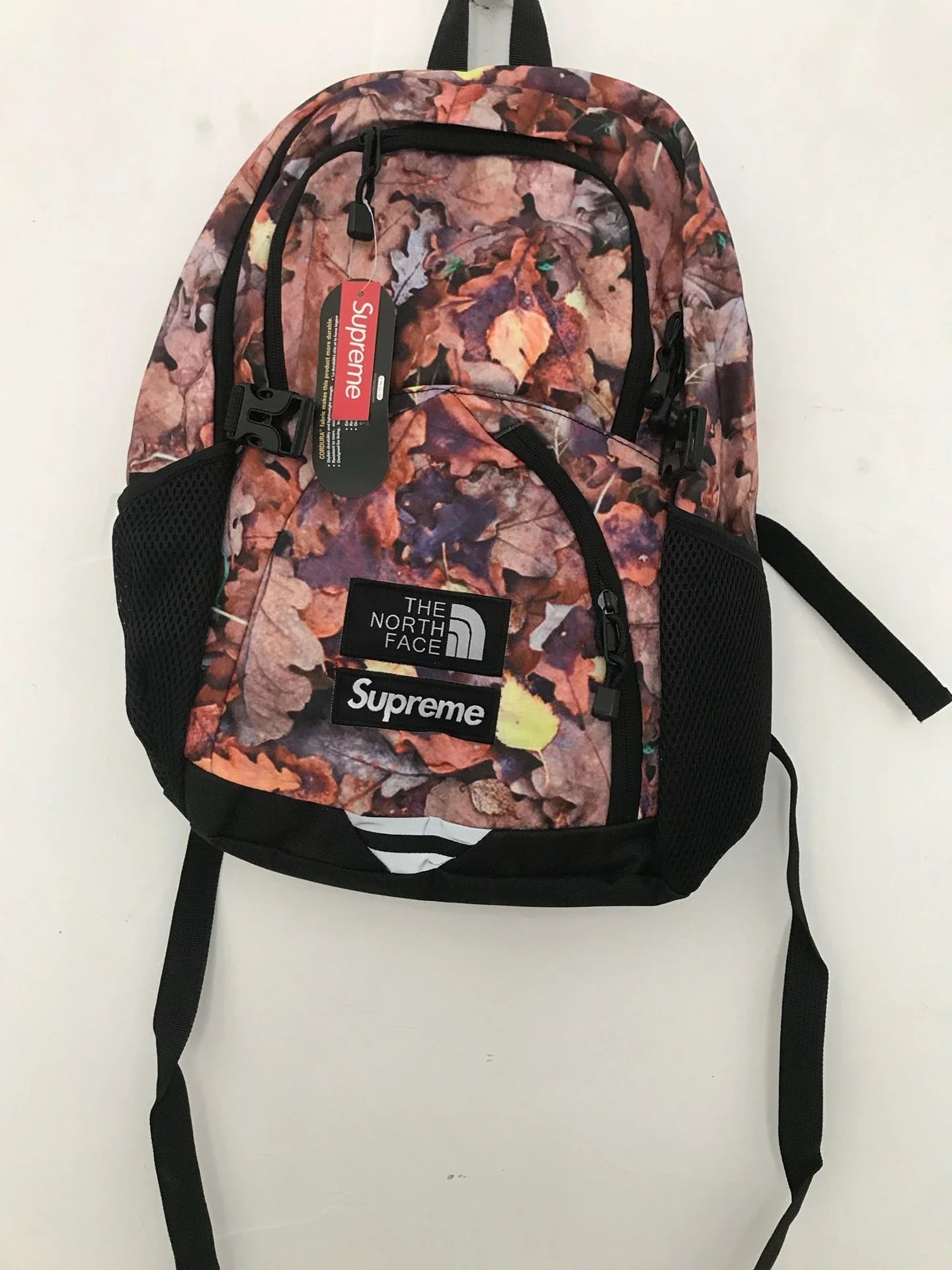 Supreme ❌TNF 14SS Expedition Map 花地图书包， Supreme ❌TNF