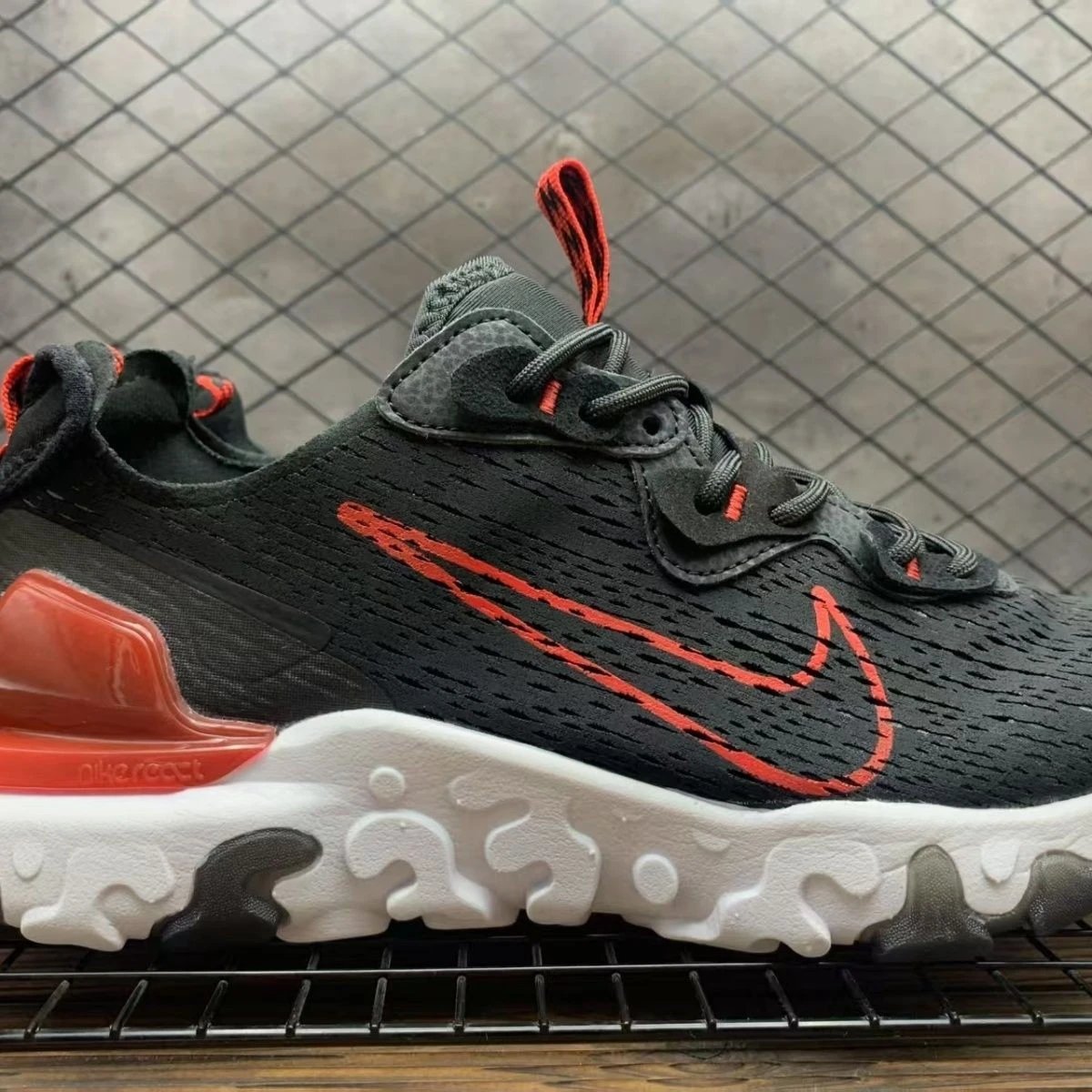 Black gray red