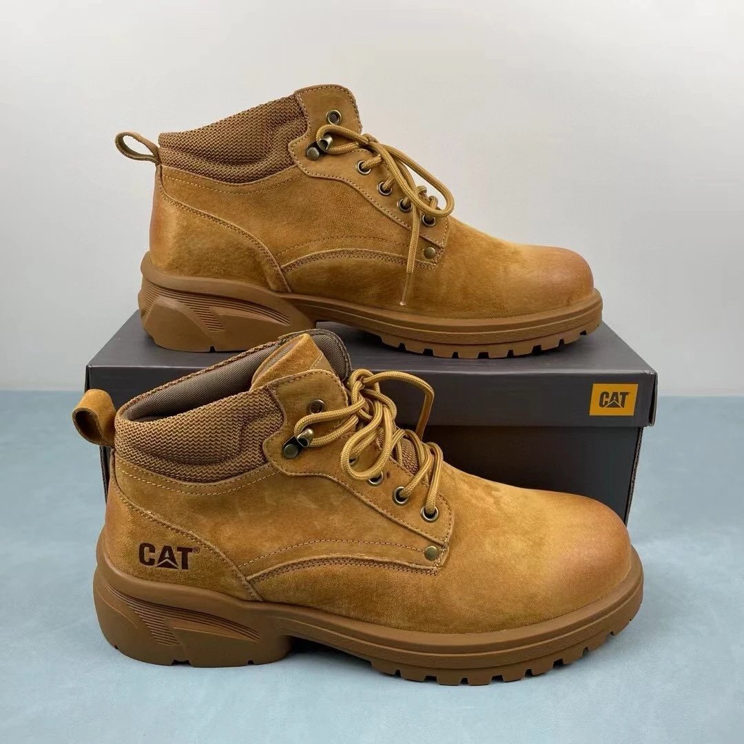 CAT/Carter hard man bulldozer brand official synchronization GORE-TEX outdoor casual work shoes new technology upgrades all shoes real cowhide material outsole to hardware are factory raw materials production with the original Goodyear never open glue process good goods do not kill pigs first single quality