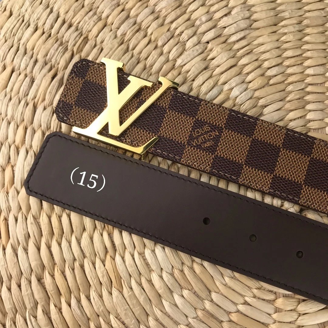 (15) Brown Grid Bright Gold