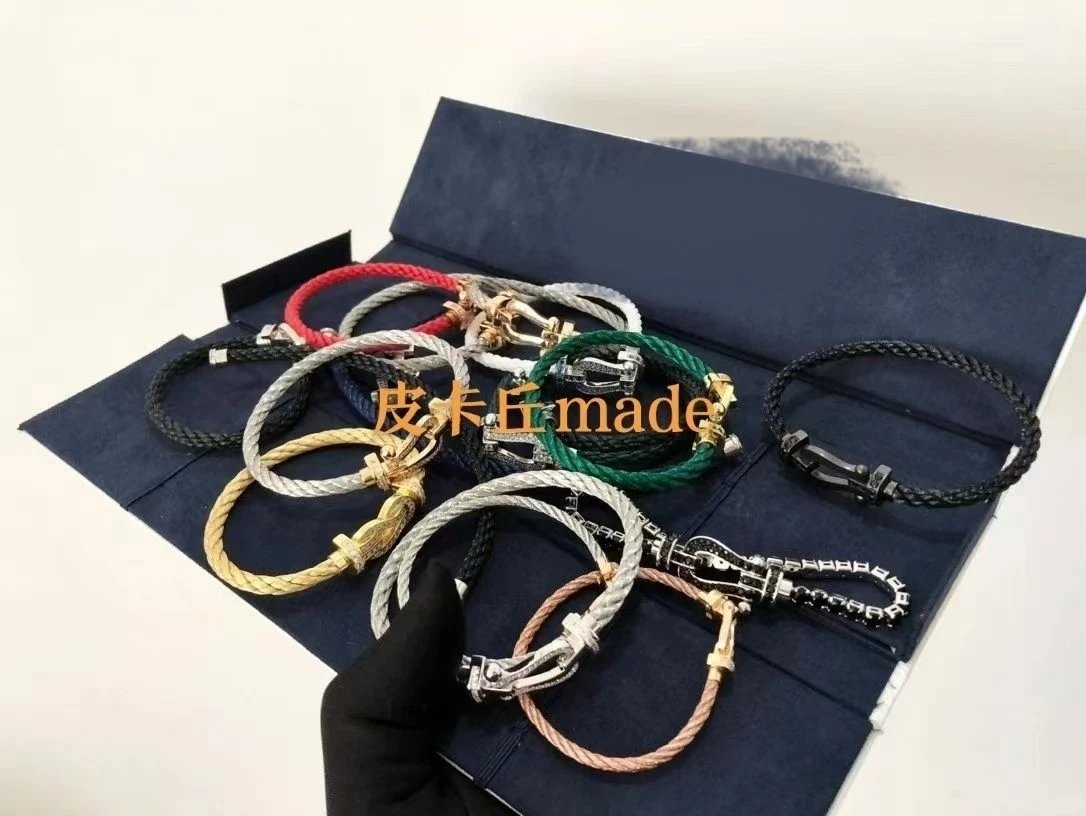 【Pikachu Made】FR1️⃣D Fred Bracelet Exclusive Custom Order Link | Exclusive Independent Designer Style | Low-Key Luxe Horsehoe Buckle Bracelet / Nautical Buckle Bracelet / Fortune Buckle Bracelet / Figure-8 Buckle Bracelet | Full Diamond Inlay, K Gold Plated | Not FRE Bracelet/Band | Unisex Matching Couples Style