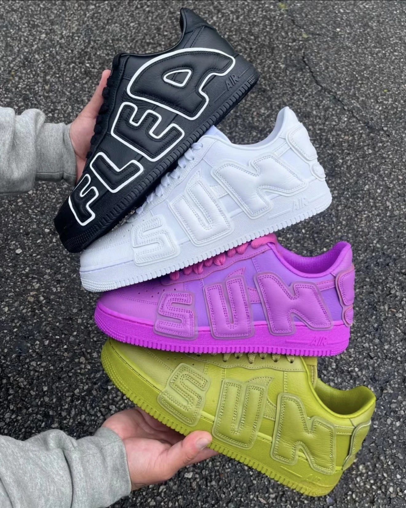 SF Batch CPFM x AF-1 Co branded Board Shoes