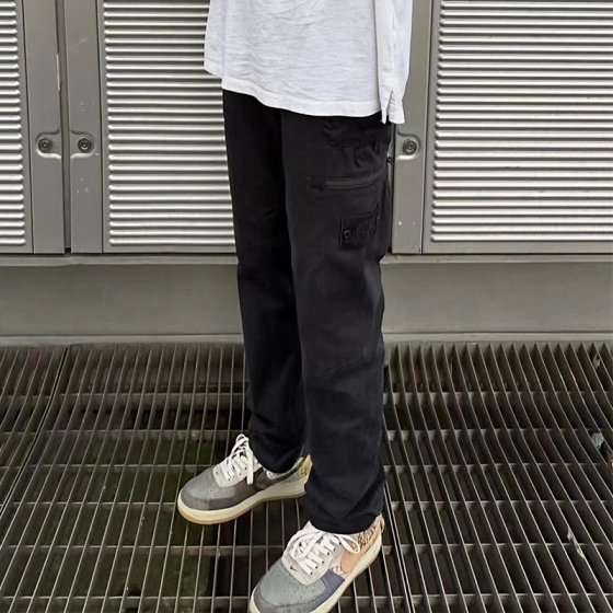 Flash Sale! Bao'an Island 17AW Lightweight Panel Design 3D Tailoring Zipper Pocket Ghost Cargo Pants (Full Version)