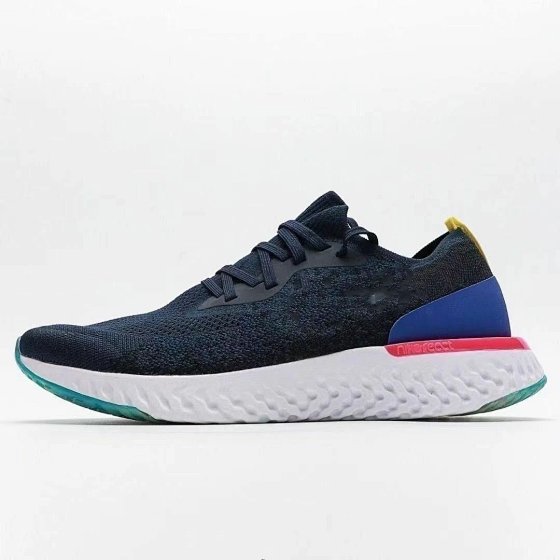 12新款耐克Nike Epic React Flyknit 二代运动鞋跑步鞋男女款情侣款瑞亚针织一原装盒