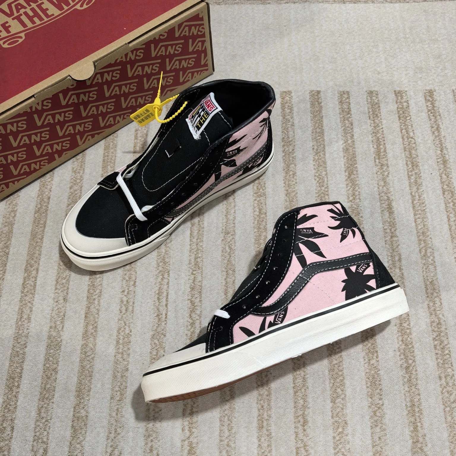 Vans SK8 High Pink Black