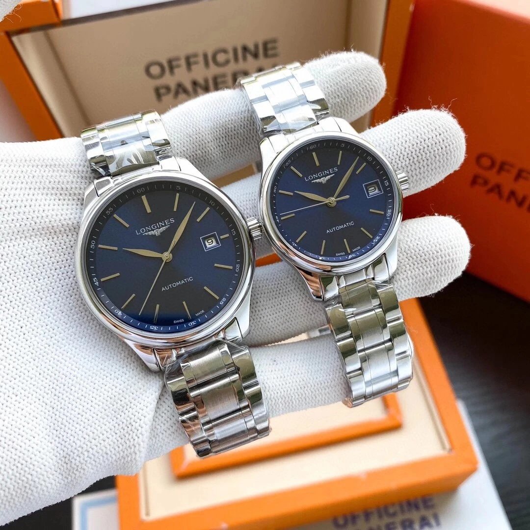 3 Dial Styles 3 Colorways Silver Tone Citizen Movement Upgrade Available Longines Automatic Mechanical Watch Single Date Mechanical Watch 39mm Men's 32mm Women's Couple Watch Matching Pair Steel Band Watch Master Collection