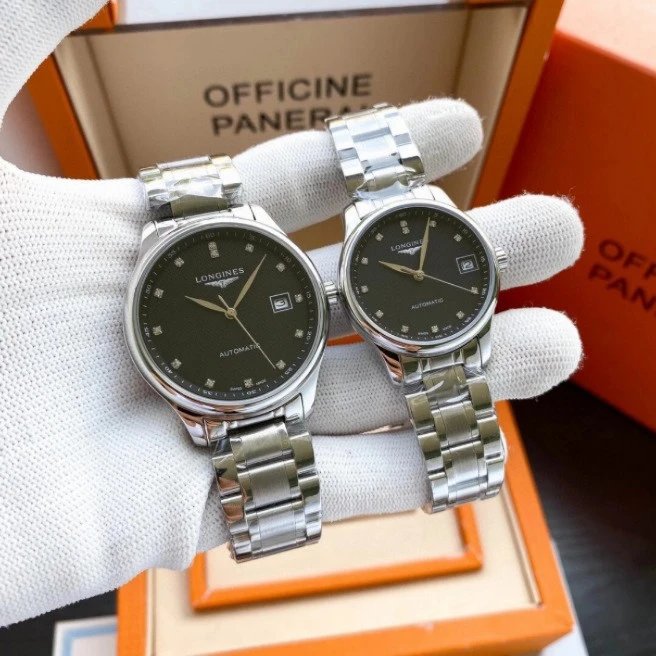Diamond Markers Black Dial Men's