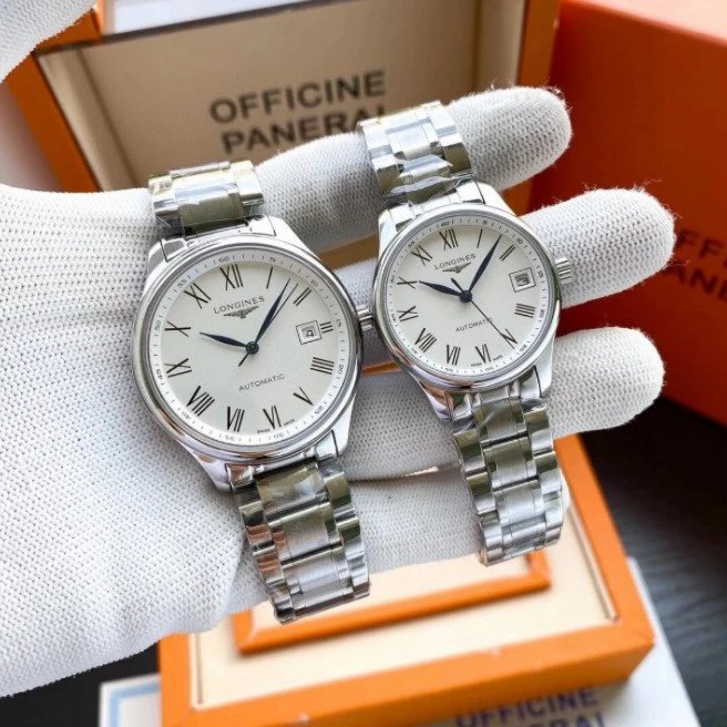 Thin Roman Numerals White Dial Women's