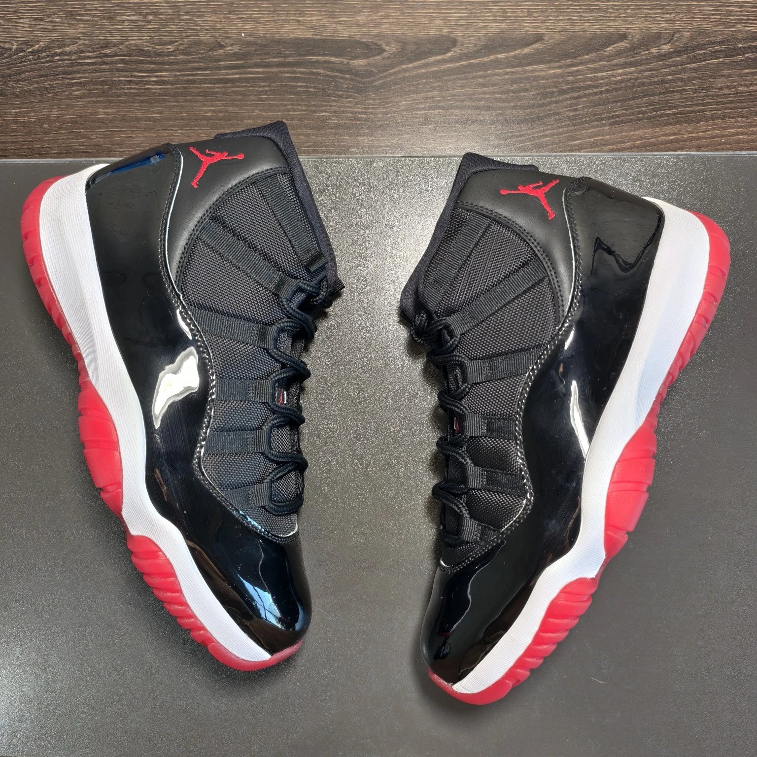 AJ11 Bred Black Red High
