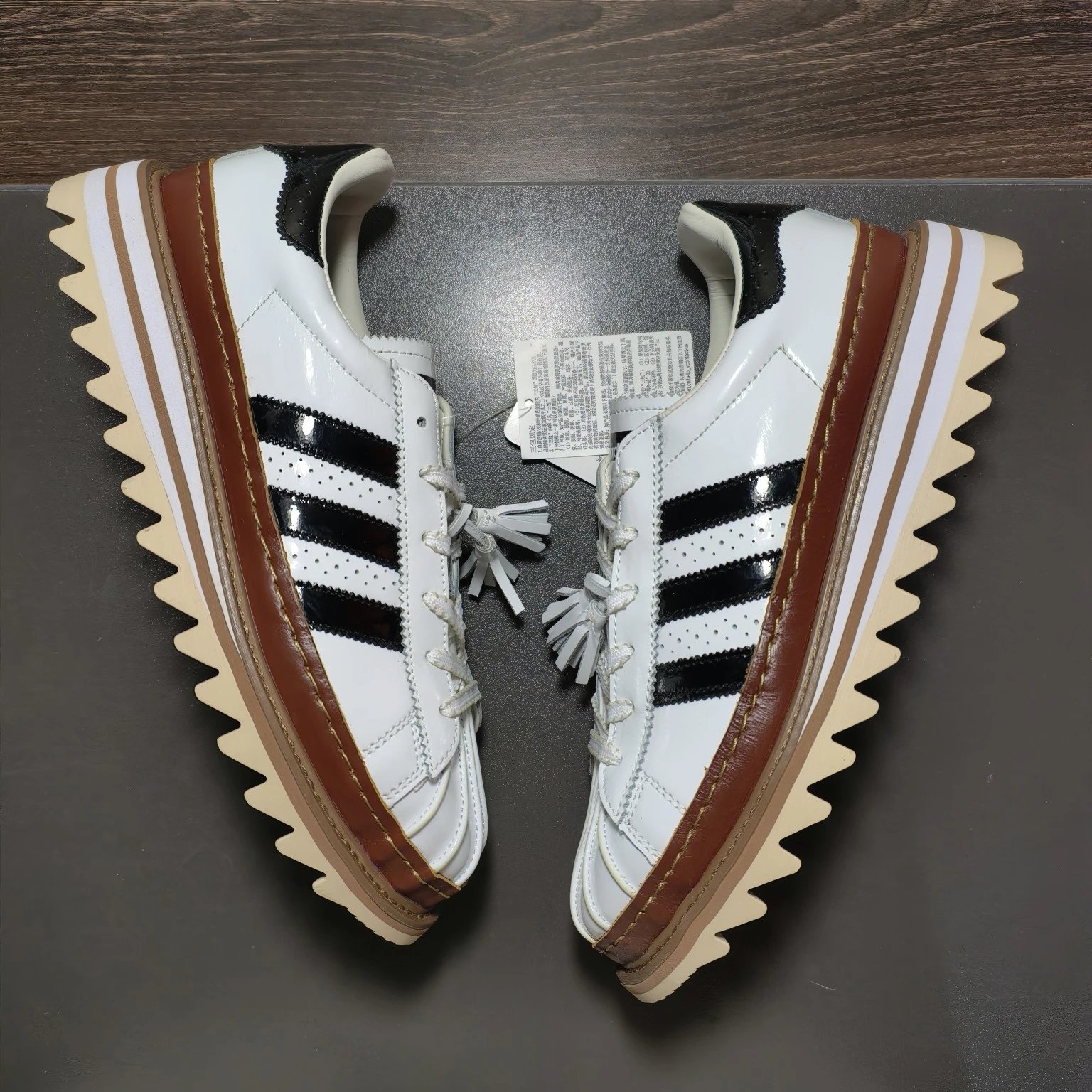 Adidas CLOT x Originals Superstar Collaboration Patent Leather