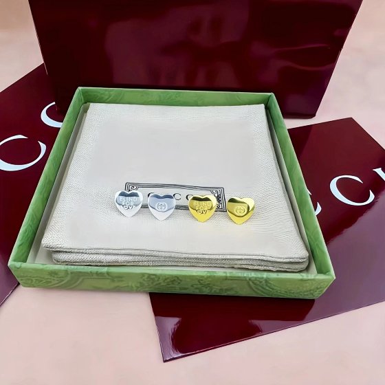 Gujia Gucci Earrings 925 Earrings Female Best Friend Gift Same Style