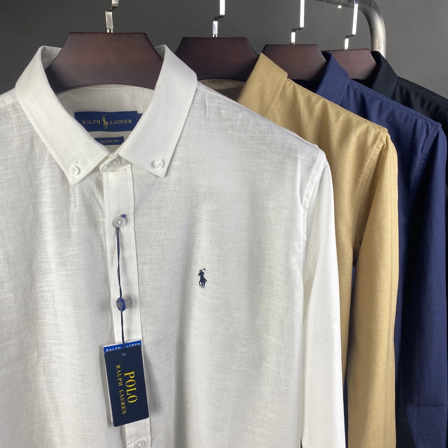 Polo Ralph Lauren Striped Linen Shirt White - 75