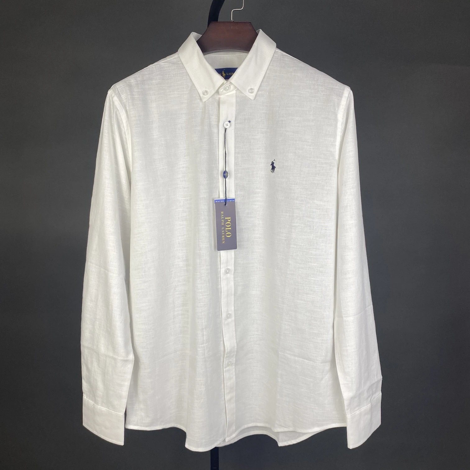 Polo Ralph Lauren Striped Linen Shirt White - 74
