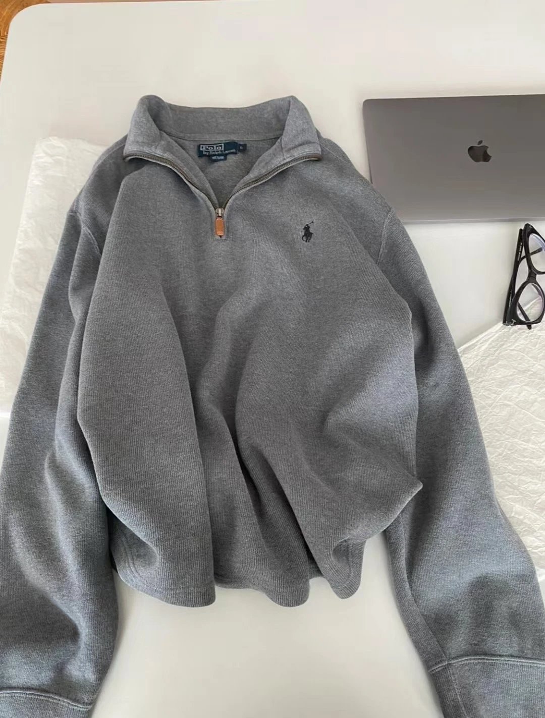 Polo Ralph Lauren Half-Zip Pullover Navy Sweater - 41